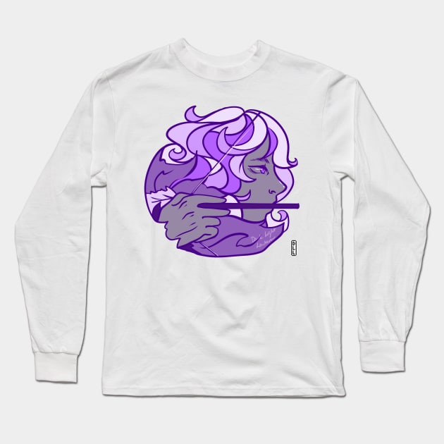 Sagittarius Long Sleeve T-Shirt by darklightlantern@gmail.com